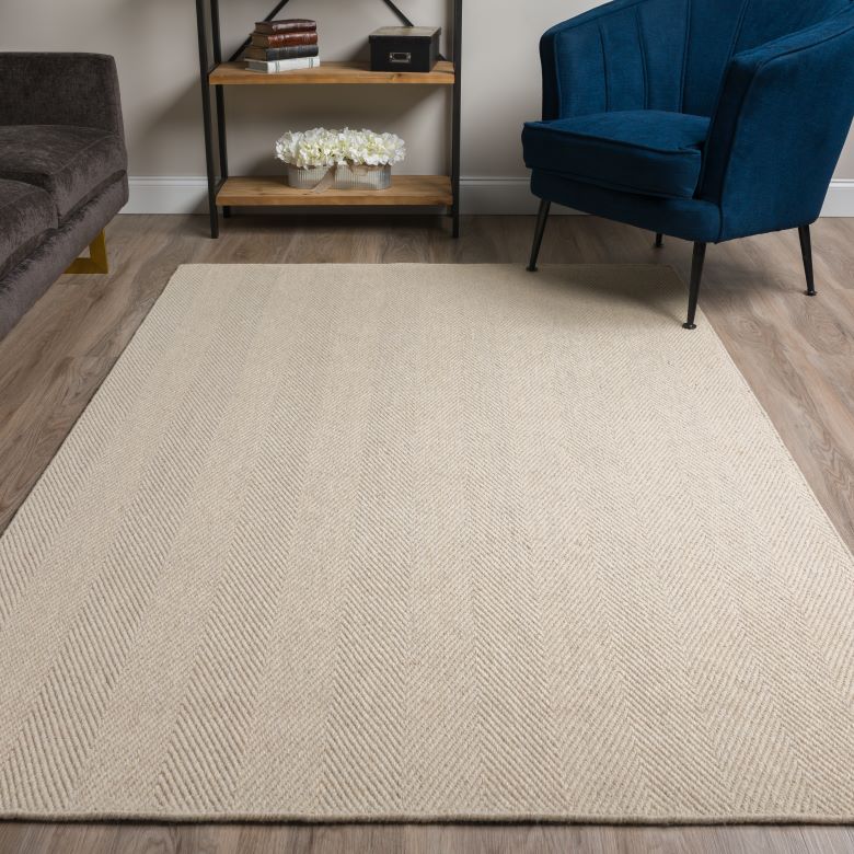Natural Wool Area Rug