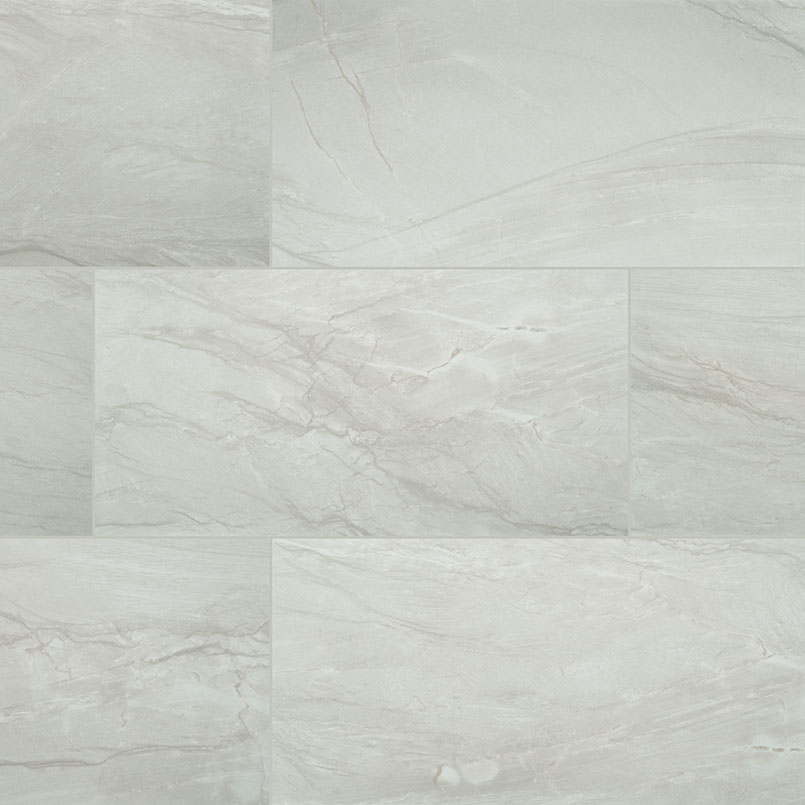 light grey color porcelain tile showing veining 